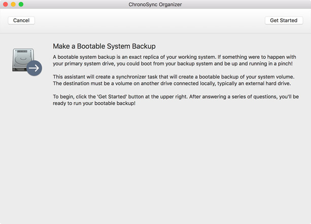 Chronosync Synchronize Backup Bootable Backup 4 9 5