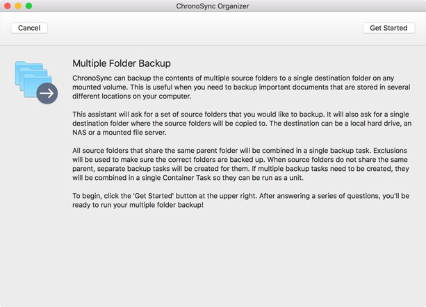 automated folder backup linux
