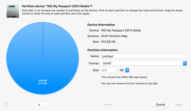 format wd my passport for mac moac os extended journaled case-sensitive